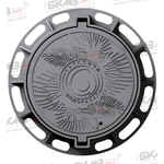 Люк чугунный брендированный (с логотипом) на заказ